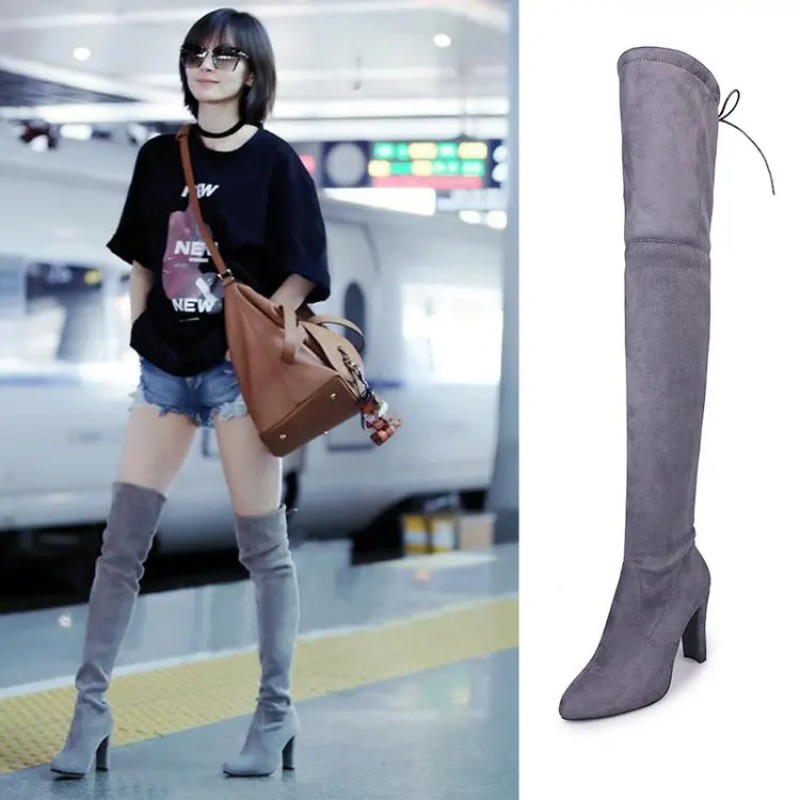 Knee High Sock Women - New European and American Style Plus