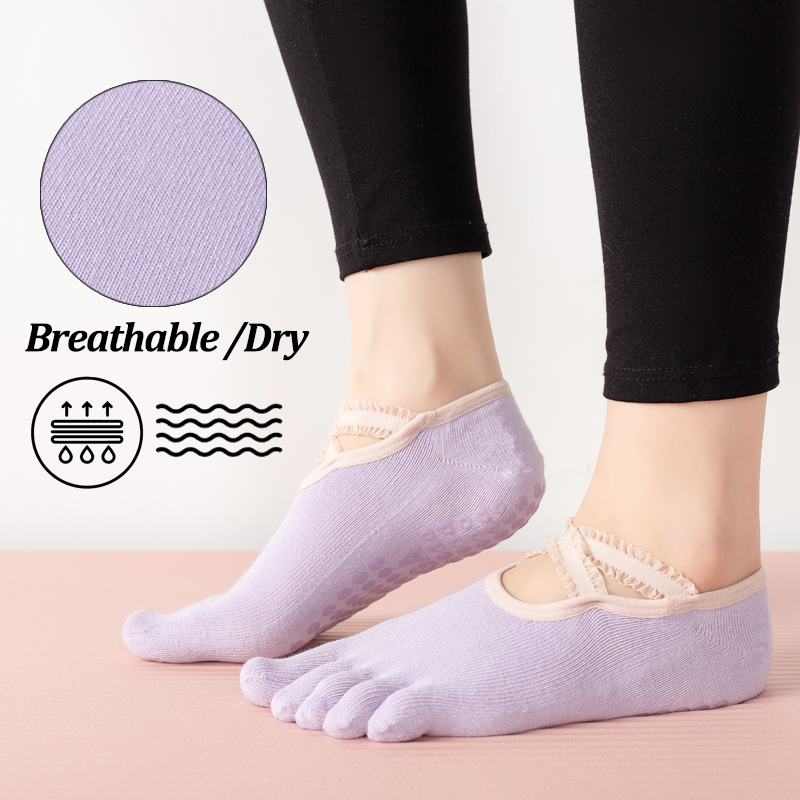 Ladies Non-Slip Pilates Socks  - огляд і ціна Grip Sock Yoga