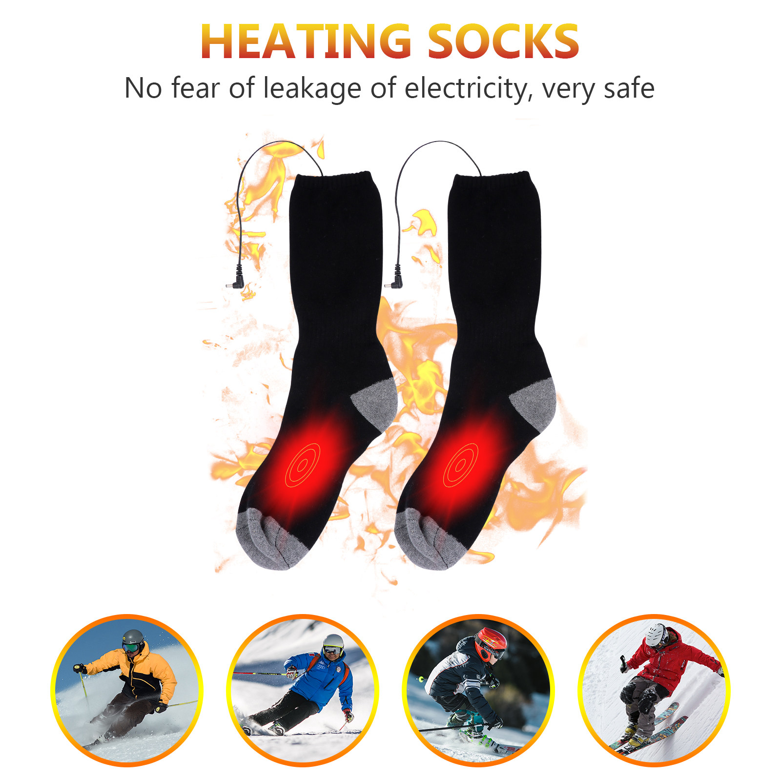 1Set Heated Thermal Socks Warm - огляд і ціна Thermal Sock Winter